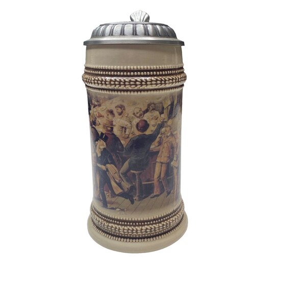 Paul Sebastian 1999 Lidded German Beer Stein Limited Edition Made in Germany - Picture 2 of 8